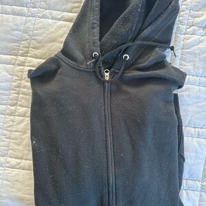 Black Zip-Up Hoodie